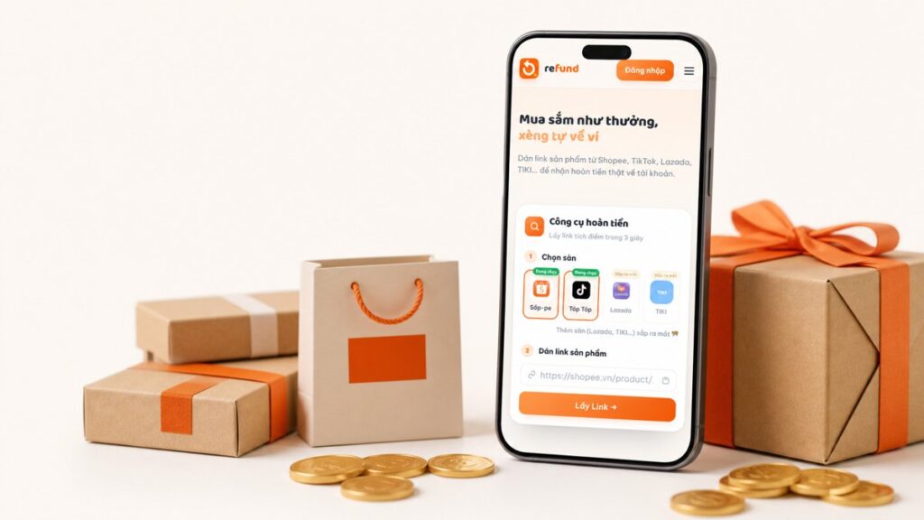 Hoàn tiền Lazada nhận cashback về ví Refund