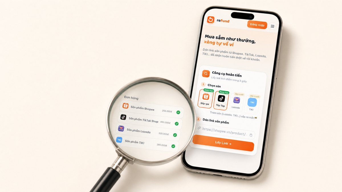 Kiểm tra và đối soát đơn hoàn tiền trong app Refund