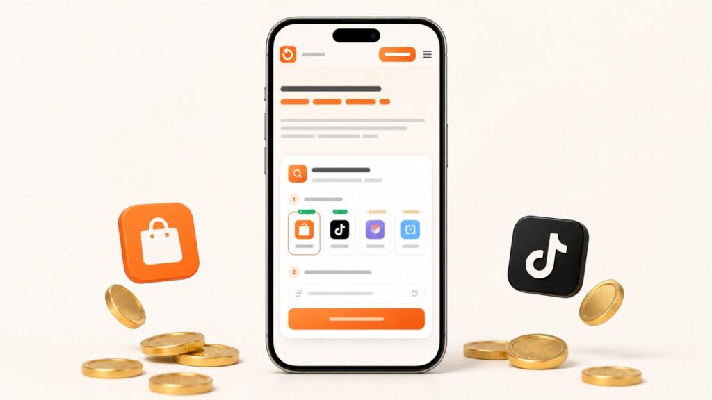 So sánh hoàn tiền Shopee và TikTok Shop trên app Refund